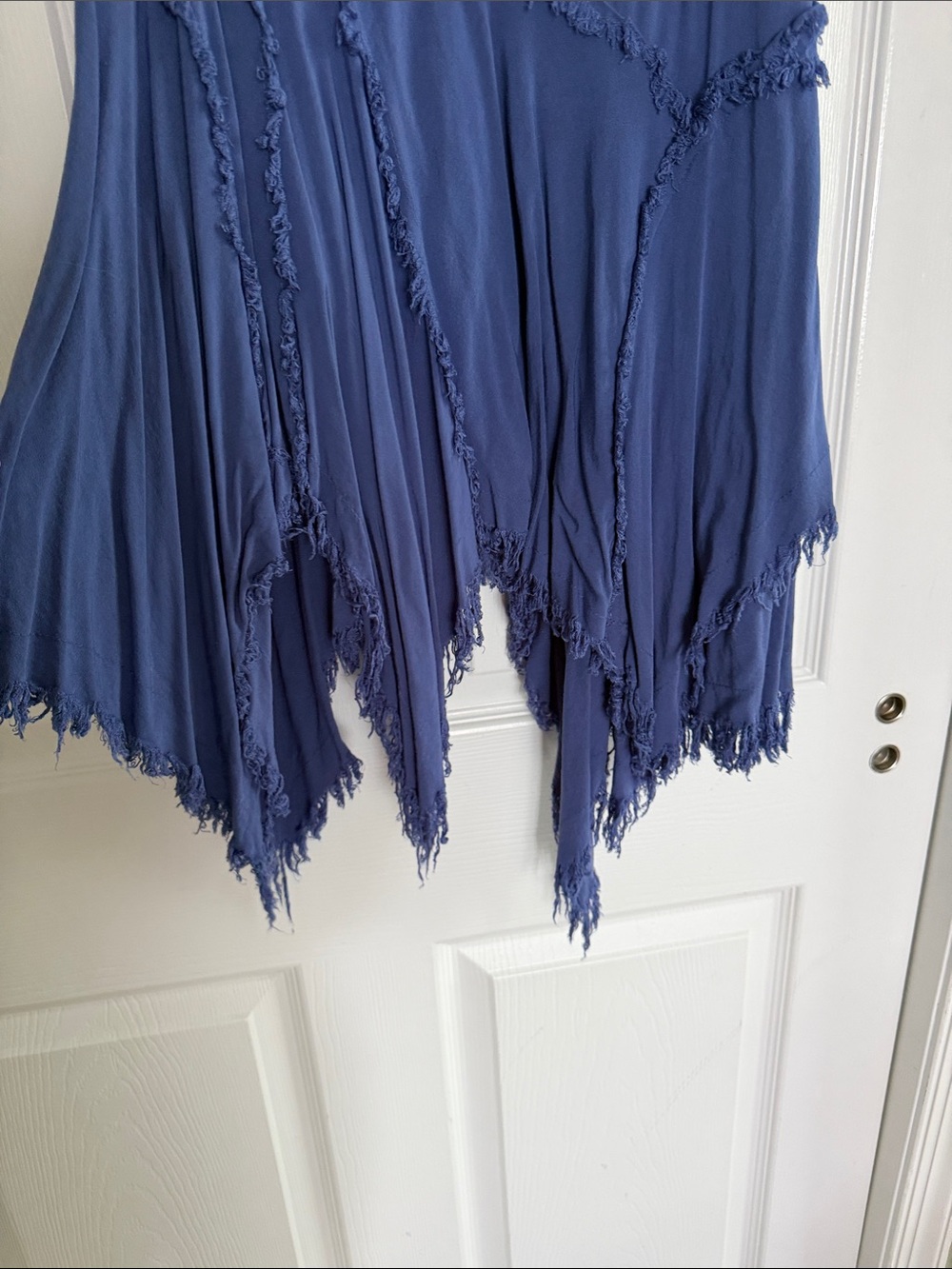 Free People Tattered Up Shred Slip Dress XS View 3